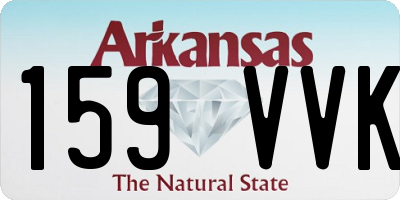 AR license plate 159VVK