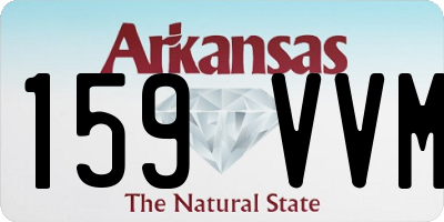 AR license plate 159VVM