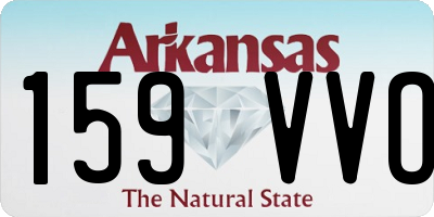 AR license plate 159VVO
