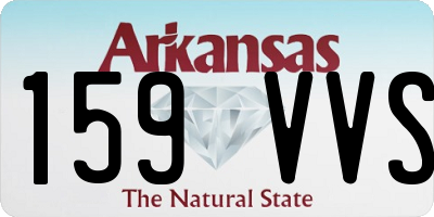 AR license plate 159VVS