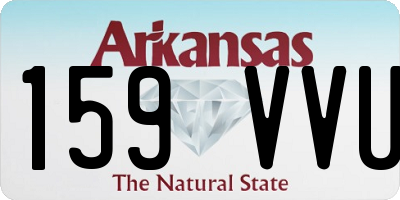 AR license plate 159VVU