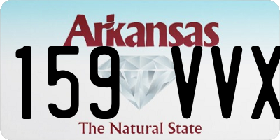 AR license plate 159VVX