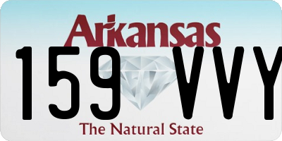 AR license plate 159VVY