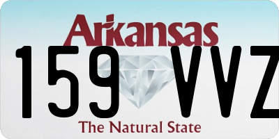AR license plate 159VVZ