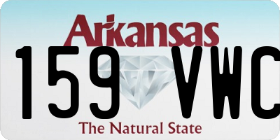 AR license plate 159VWC
