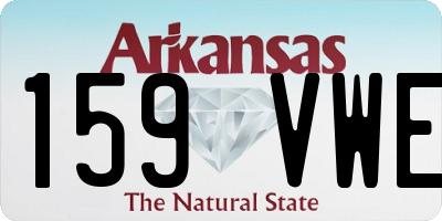 AR license plate 159VWE