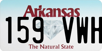 AR license plate 159VWH