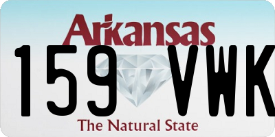 AR license plate 159VWK