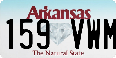 AR license plate 159VWM
