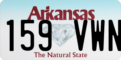 AR license plate 159VWN