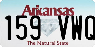 AR license plate 159VWQ