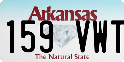 AR license plate 159VWT