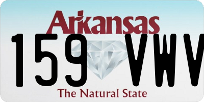 AR license plate 159VWV