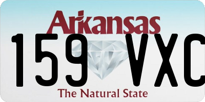 AR license plate 159VXC