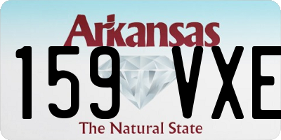 AR license plate 159VXE