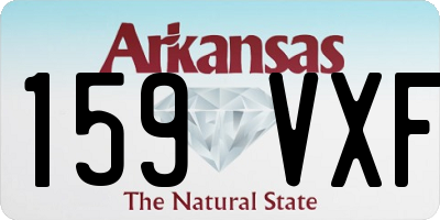 AR license plate 159VXF