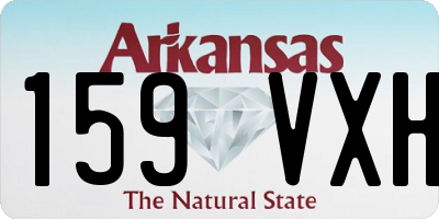 AR license plate 159VXH