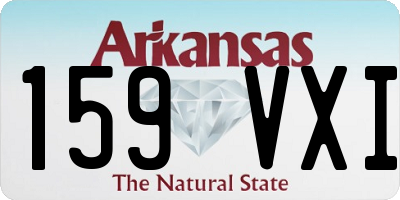 AR license plate 159VXI