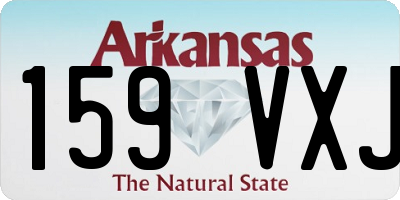 AR license plate 159VXJ