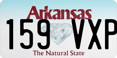 AR license plate 159VXP