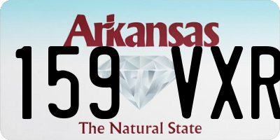 AR license plate 159VXR