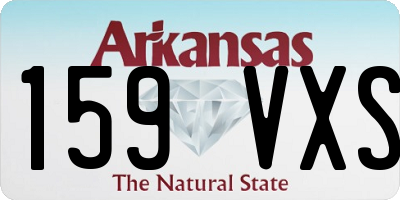 AR license plate 159VXS