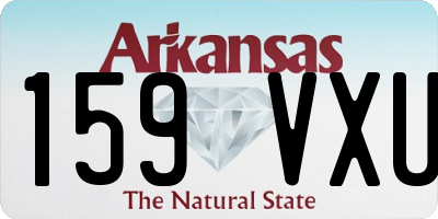AR license plate 159VXU