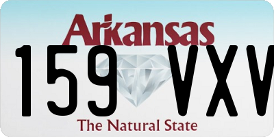 AR license plate 159VXV