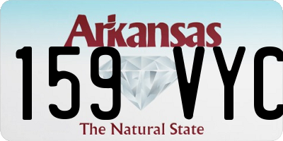 AR license plate 159VYC