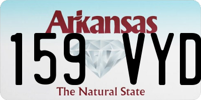AR license plate 159VYD