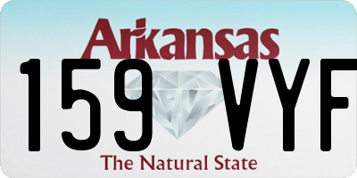 AR license plate 159VYF