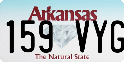 AR license plate 159VYG