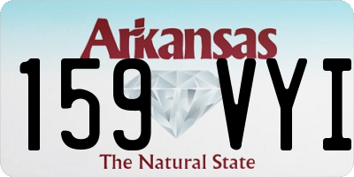 AR license plate 159VYI