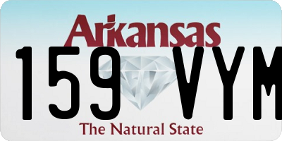 AR license plate 159VYM