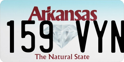 AR license plate 159VYN