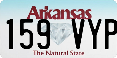 AR license plate 159VYP