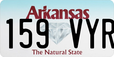 AR license plate 159VYR