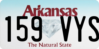 AR license plate 159VYS