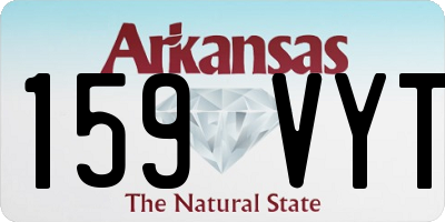 AR license plate 159VYT