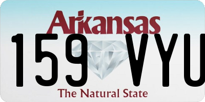 AR license plate 159VYU