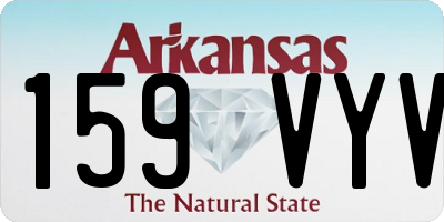 AR license plate 159VYV