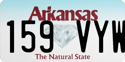 AR license plate 159VYW