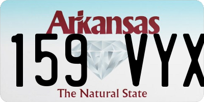 AR license plate 159VYX