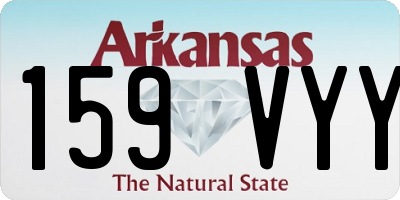AR license plate 159VYY