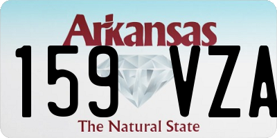 AR license plate 159VZA