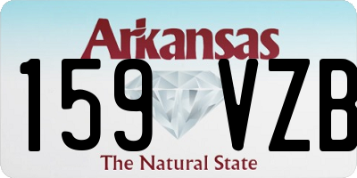 AR license plate 159VZB