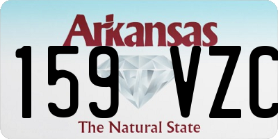 AR license plate 159VZC