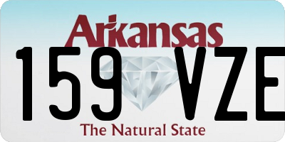 AR license plate 159VZE
