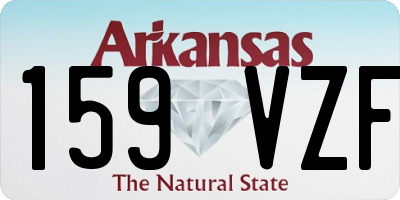 AR license plate 159VZF