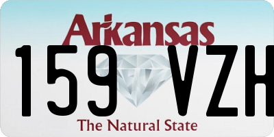 AR license plate 159VZH